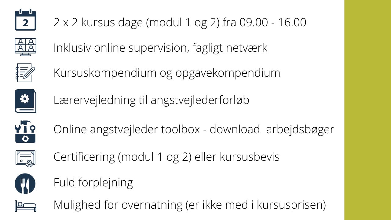 angst kursus fagpersoner